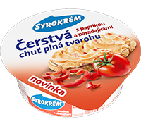 produkt - Syrokrém čerstvá chuť s paprikou a paradajkami</br> 80 g