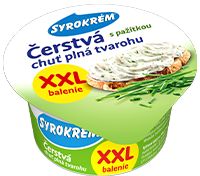 produkt - Syrokrém čerstvá chuť s pažítkou XXL</br> 150 g